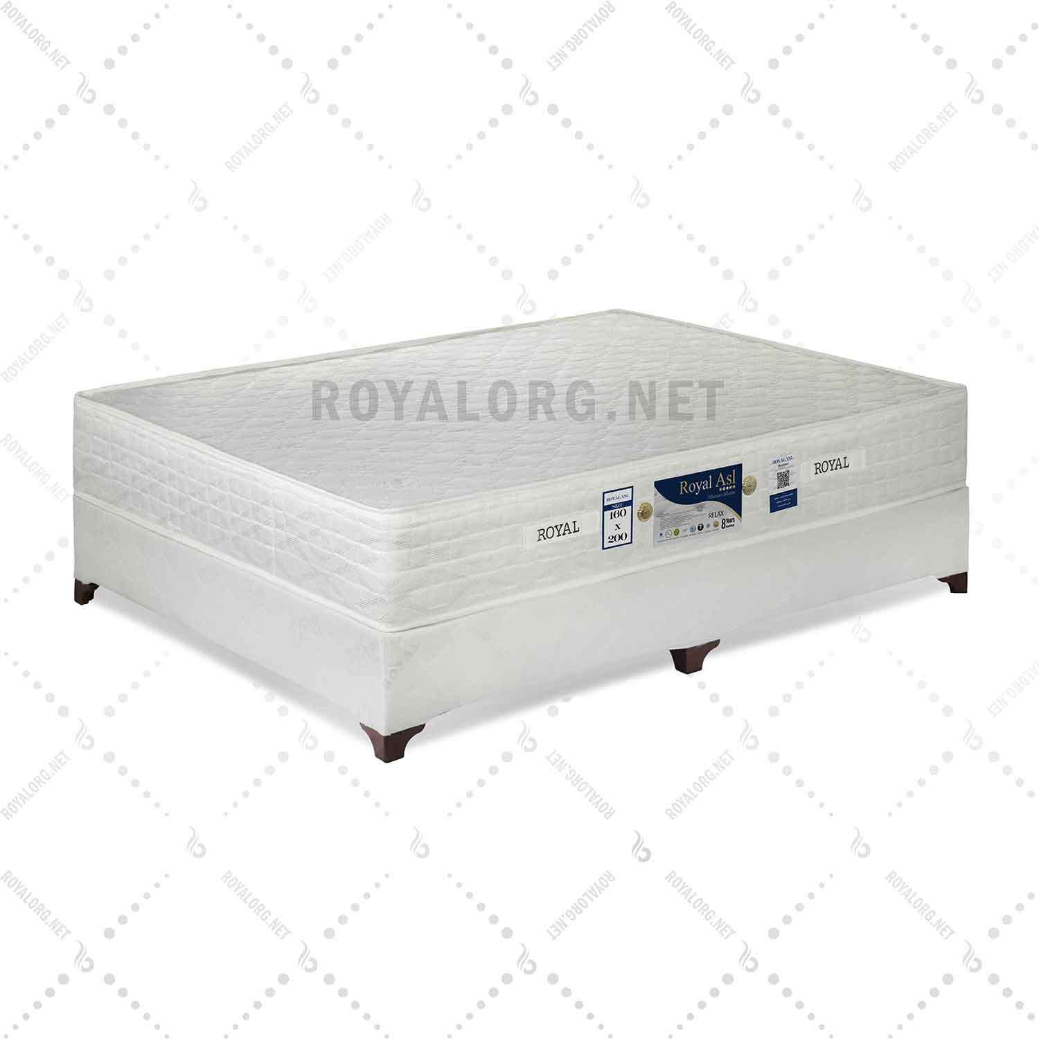 تشک رویال دونفره مدل ریلکس طبی فنری 140*200