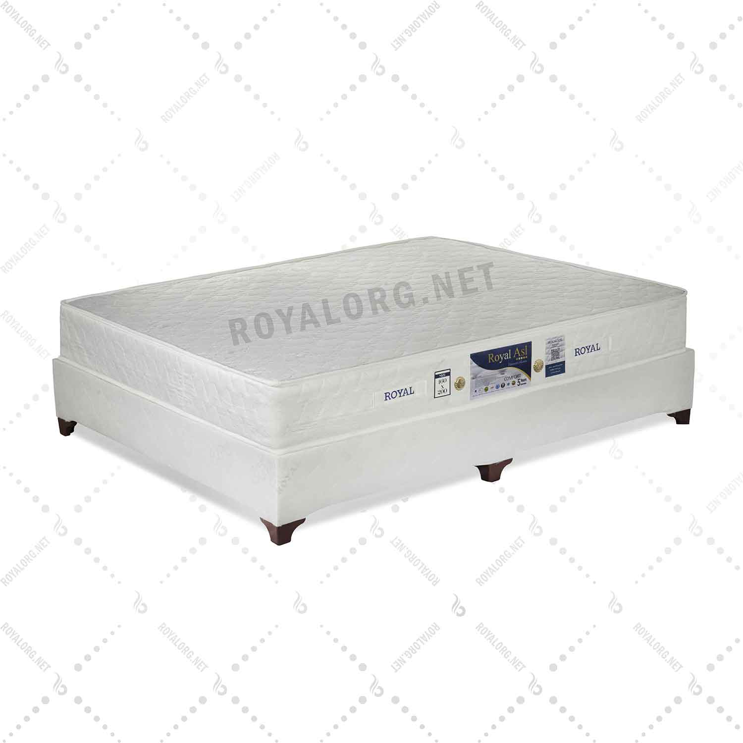 تشک رویال یک نفره مدل کامفورت طبی فنری 90*200